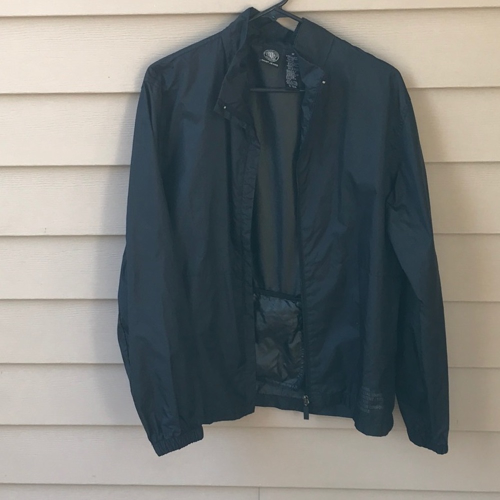 DKNY Jeans black nylon unisex jacket. Size M.